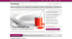 Desktop Screenshot of furnituri.ro