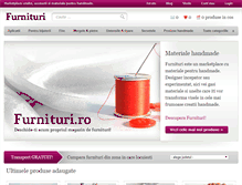 Tablet Screenshot of furnituri.ro